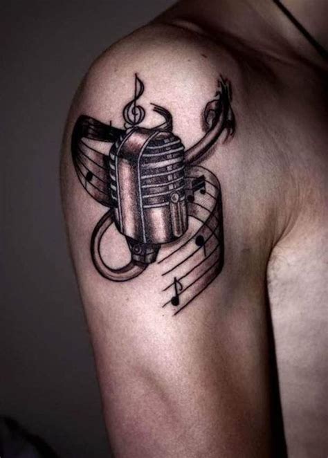 masculine music tattoos for men|funny music tattoos for men.